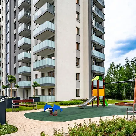 Starowiejska 67c Sea Viev 14th Floor Free Garage By Perfect 158 غدانسك