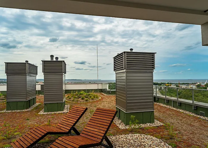 Lägenhet Starowiejska 67c Sea Viev 14th Floor Free Garage By Perfect 158 Gdańsk