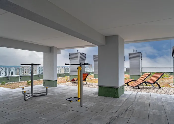 Starowiejska 67c Sea Viev 14th Floor Free Garage By Perfect 158 Lägenhet *